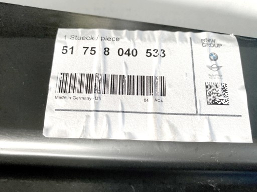 Osłona podwozia tylna LEWA BMW E92 E93 M3 Nowa ASO