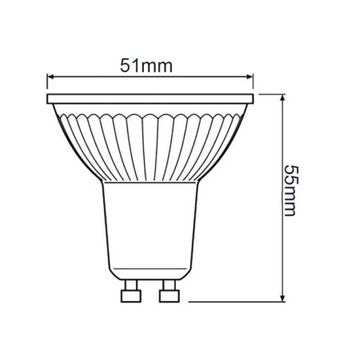 СВЕТОДИОДНАЯ ЛАМПА OSRAM GU10 6,9 Вт 80 Вт НЕЙТРАЛЬНАЯ PAR16