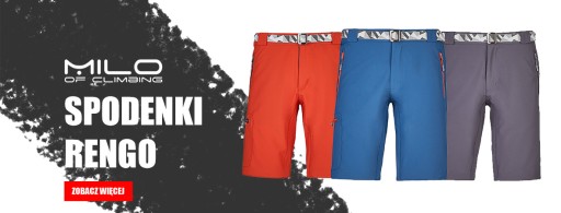 Spodenki trekkingowe milo RENGO nowy wzór brick