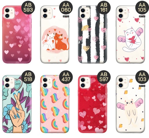 ETUI DO IPHONE 11 WZORY LOVE MIŁOŚĆ ZAKOCHANIE OBUDOWA POKROWIEC CASE