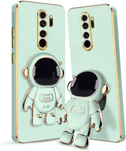 Чехол космонавта для Xiaomi Redmi Note 8 Pro +9H