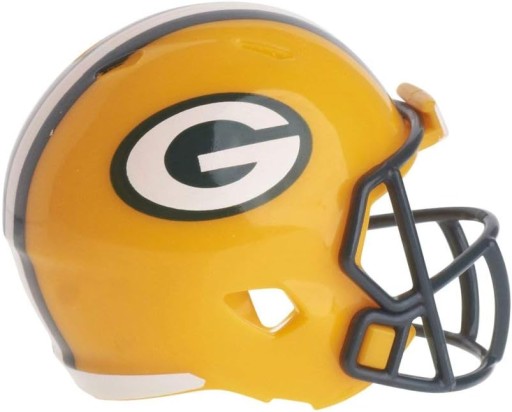 Мини-футбольный шлем Green Bay Packers NFL Riddell Speed ​​Pocket PRO
