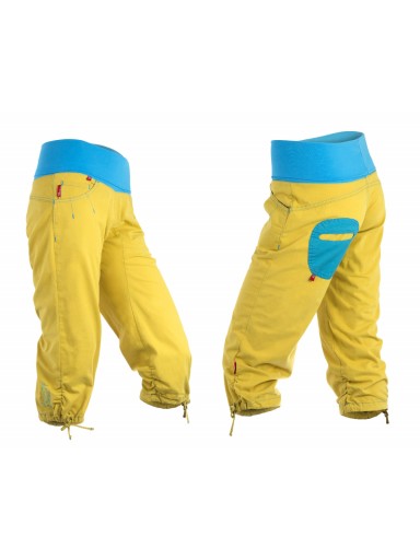 Spodnie damskie MAYA 3/4 WM yellow/blue XS