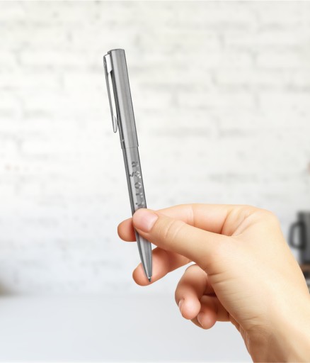 Waterman Набор Allure: стальная шариковая ручка с гравировкой в подарок