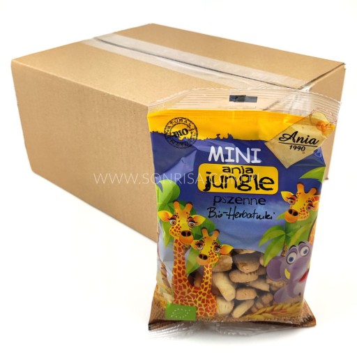 Печенье Mini Zoo ANIA BIO пшеничное 100г