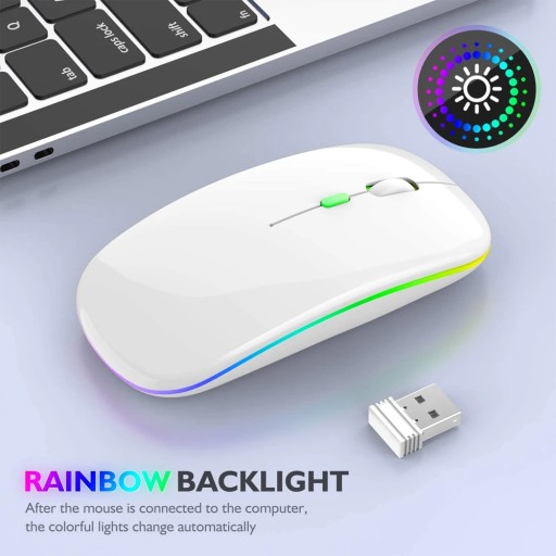 Беспроводная рабочая мышь USB 2,4 ГГц с подсветкой