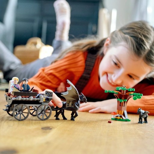 СУПЕР ПОДАРОЧНЫЙ НАБОР LEGO ГАРРИ ПОТТЕР ТЕСТРАЛС И ХОГВАРТССКИЙ ПЕРЕНОСЧИК