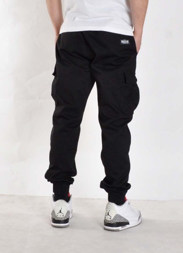 Брюки M Bossline Cargo Jogger, черные джоггеры