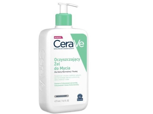 CERA VE Очищающий гель для стирки 473мл