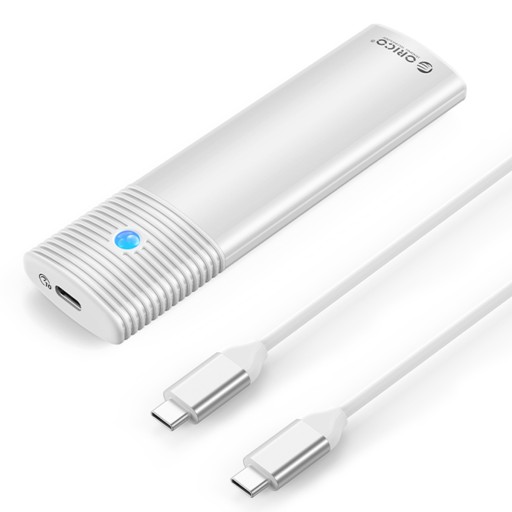 Корпус отсека ORICO PWDM2-G2-WH-EP для алюминиевого диска M.2 NVMe/SATA 10 Гбит/с