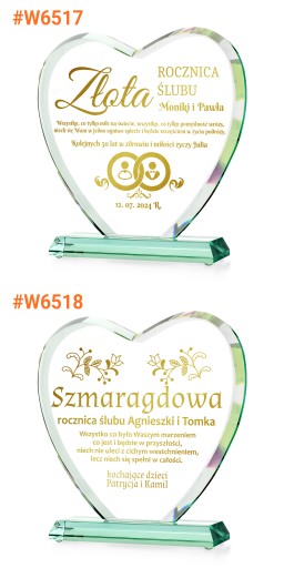 ПОДАРОК ​​на 50-летие свадьбы, СТАТУЭТКА С ГРАВИРОВКОЙ