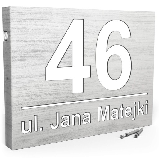 БОЛЬШАЯ АДРЕСНАЯ ТАБЛИЧКА Номер дома 40х30 ПРОСТАВКИ