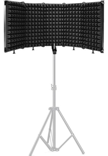 АКУСТИЧЕСКАЯ КАБИНА MOZOS ДЛЯ ЭКРАНА МИКРОФОНА КРЫШКА МИКРОФОНА POP FILTER PRO