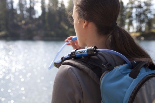 Sawyer Mini SP103 поход выживания бушкрафт оранжевый фильтр для воды