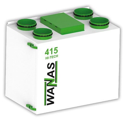 Rekuperator Wanas 415V HI-TECH + sterownik V2