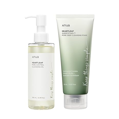 ANUA Double Cleansing Duo SET (Очищающая пенка с маслом Cleansnig) 2 шт.