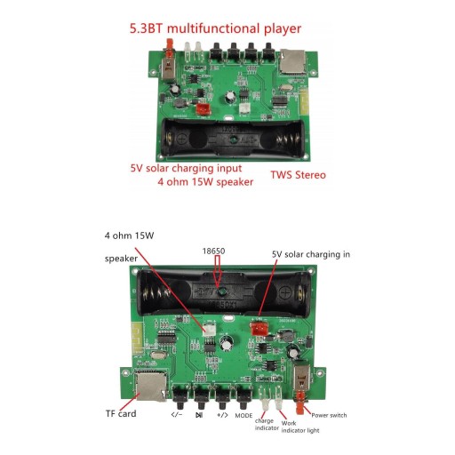 Возраст платы аудиодекодера Bluetooth Type C