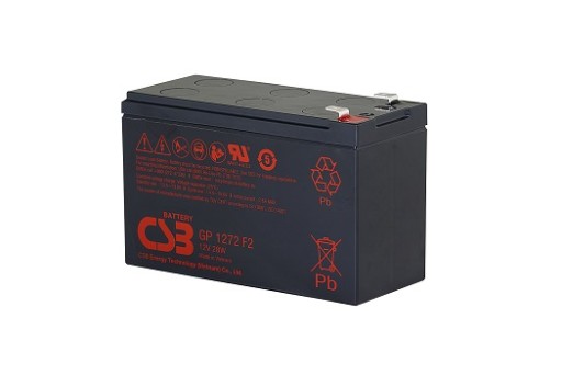 CSB GP1272 F2 12 В 28 Вт аккумулятор Faston 6,3 мм AGM