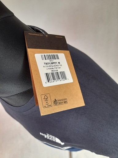 THE NORTH FACE * TRI BLOCK * ФУТБОЛКА МУЖСКАЯ * M