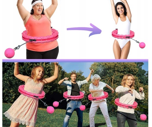 МОДУЛЬНЫЙ МАССАЖЕР HULA HOOP SMART WHEEL ВЕС