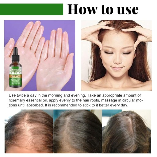 Hotiary Rosemary Hair Growth Serum Hair Regrowth Essential Oil for Hair