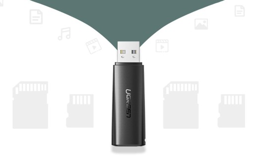 Устройство чтения карт памяти TF/SD/micro SD USB 3.0 UGREEN