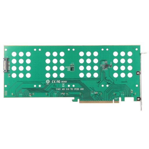 Райзер-карта pcie3.0 x16 m.2 u.2 SSD-адаптер расширения жесткого диска nvme t
