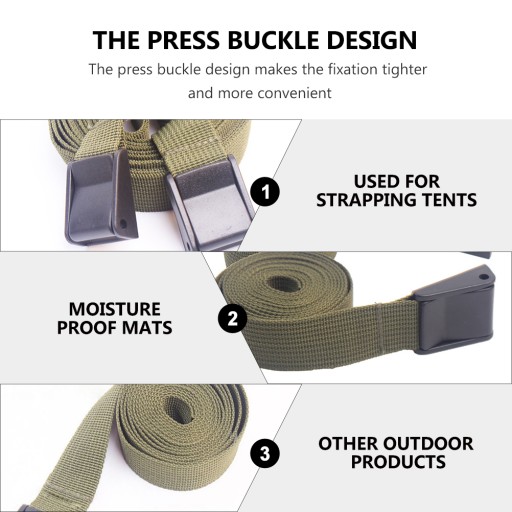 Pasy mocujące z grzechotką Cargo Strap 3 szt