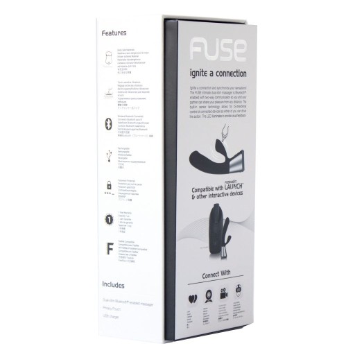 OhMiBod Fuse for Kiiroo Black interaktywny wibrato