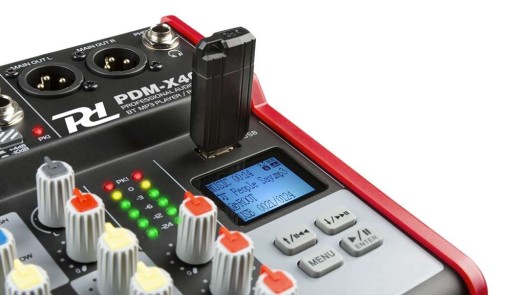 4-канальный студийный микшер BT USB MP3 PD