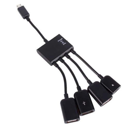 С функцией зарядки переключателя OTG Micro-USB HUB One Drag Four Mobile Phone