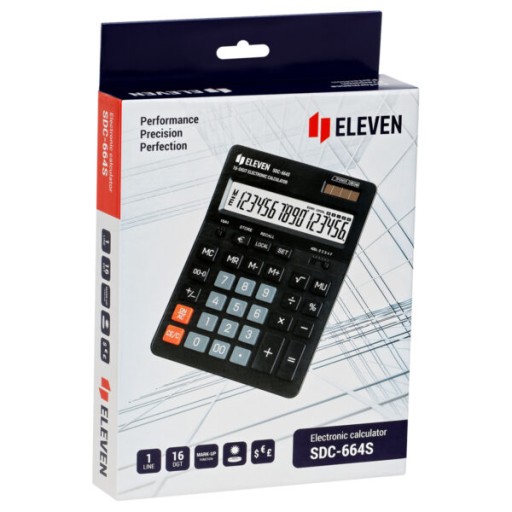 16-разрядный офисный калькулятор Eleven SDC-664S