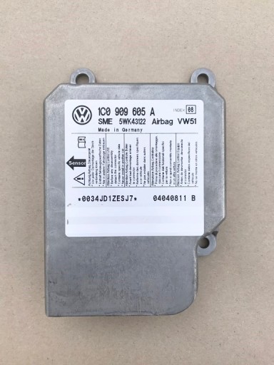 ДАТЧИК ПОДУШКИ БЕЗОПАСНОСТИ VW T5 TRANSPORTER CARAVELLE 1C0909605A
