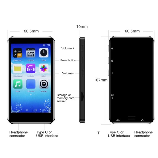 M26B ANDROID WIFI BLUETOOTH MP4 128 ГБ