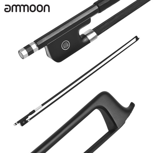 Ammoon 4/4 Скрипкий лук с углеродным волокном круглой палочкой