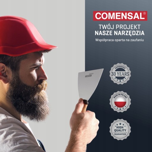 COMENSAL Шпатель из нержавеющей стали для разглаживания пробки 60