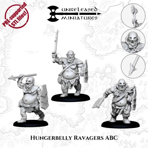 Hungerbelly Ravagers x6 - 3dmonkey