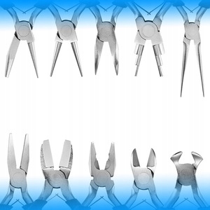 Multi-functional set of pointed pliers