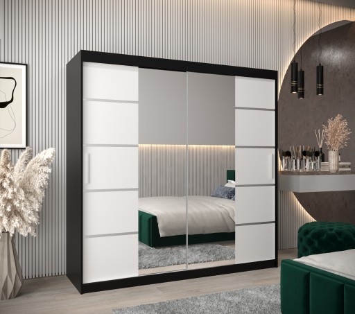 Szafa przesuwna z lustrem garderoba VERONA 4 200cm