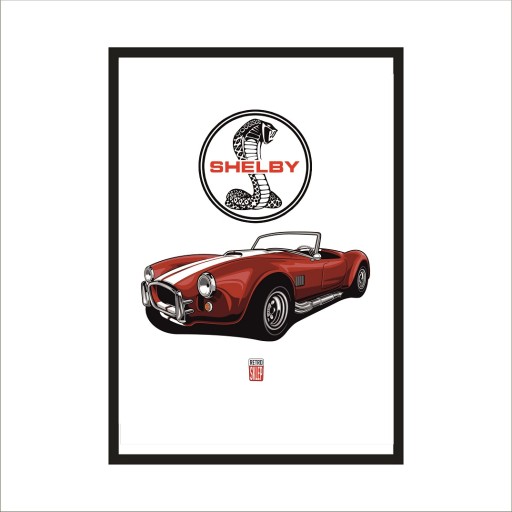 AC COBRA SHELBY настенная картина
