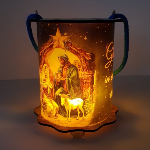 Lampion adwentowy latarenka roraty świecący