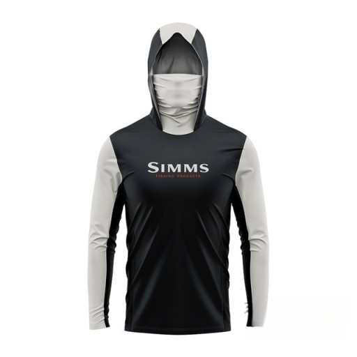 SIMMS Солнцезащитные толстовки с капюшоном для морской рыбалки XS - 5XL
