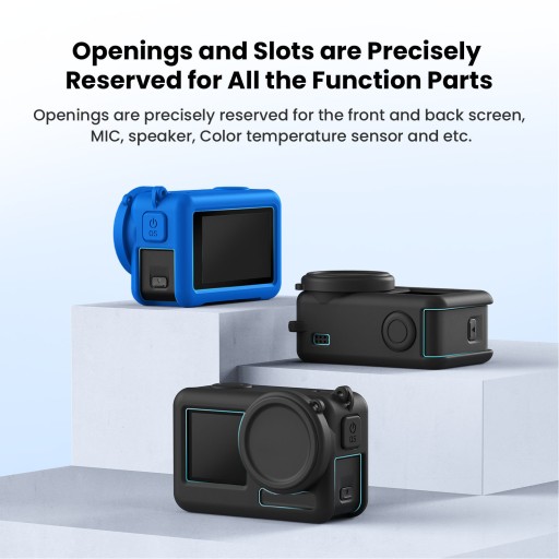 Силиконовый чехол для экшн-камеры DJI Osmo Action 4 3 Soft E4