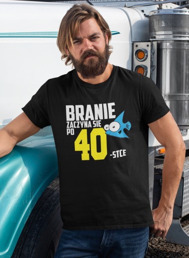 T -Frish Men's Gift 40 -й день рождения на парне