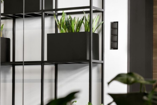 Karlik DECO Soft Ramka poczwórna czarny mat 12DRSO