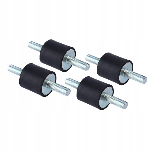 4 szt TŁUMIK DRGAŃ METALOWO-GUMOWY TYP A M6x20MM