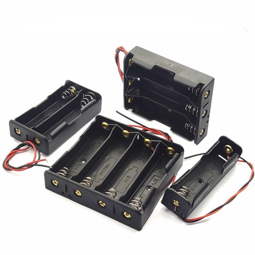 POJEMNIK KOSZYK NA OGNIWO BATERIE x4 18650 4S 3,7V