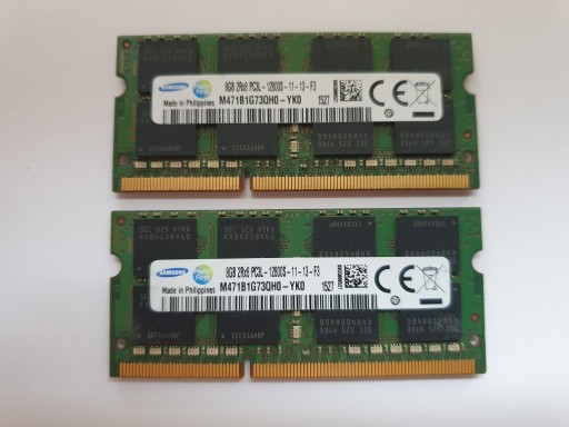 DDR3 16GB 2x8GB DDR3 SO-DIMM PC3L 12800S 1600MHz