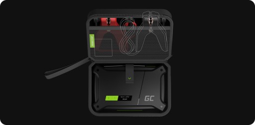 Автомобильный аккумулятор Green Cell PowerBoost Start-up 2000A, фонарик 16000 мАч, IP64