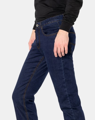 Темно-синие мужские джинсовые брюки Denim 0805 W42 L32